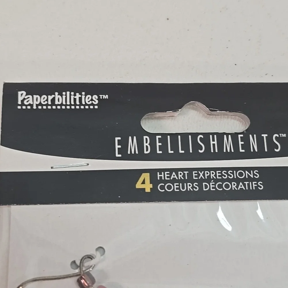 2‎ Sets PAPERBILITIES Clear Acrylic Labels 16pcs 2 Sets Embellishments 8pcs